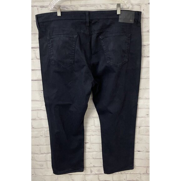 AG Adriano Goldschmied The Everett Slim Straight Navy Blue Jean Pants Size 42X29 - Picture 2 of 12